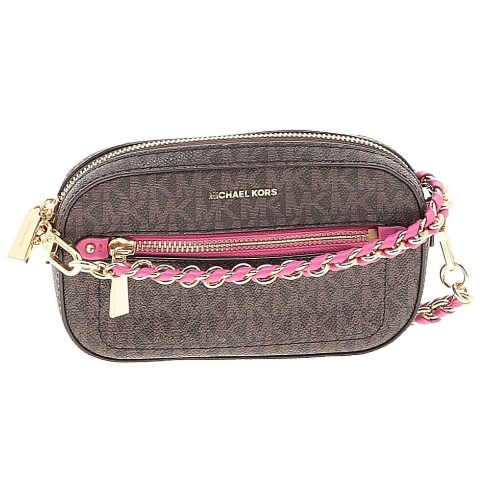 Logo Michael Kors Crossbody Purse JET SET 2-IN-1 POUCH CAMERA CROSSBODY BAG